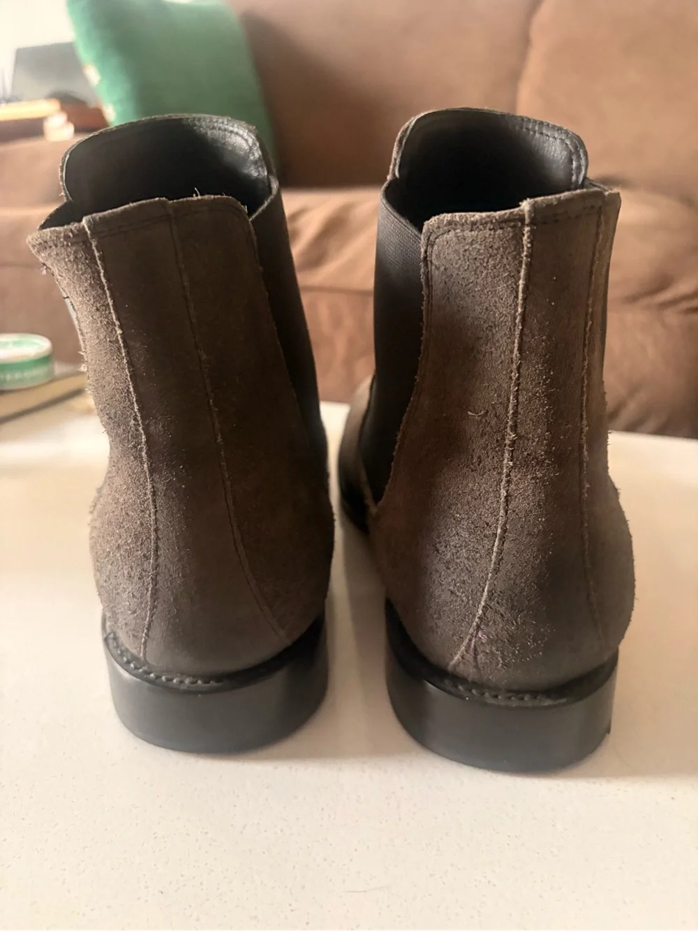 Thursday Boot Company Brown Suede Chelsea Boots